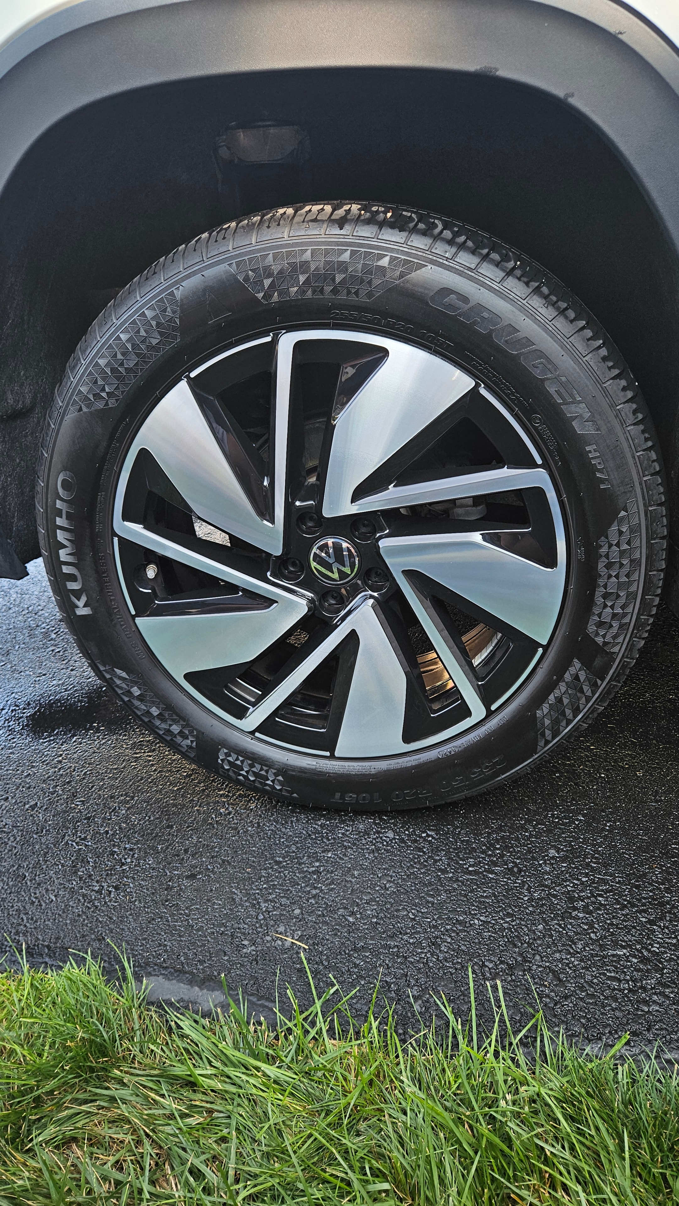 Detailed Volkswagen alloy wheel